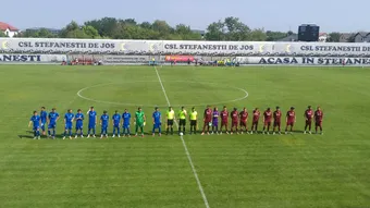 CSC Dumbrăvița a suferit prima înfrângere din actualul sezon, la Ștefăneștii de Jos. Florin Fabian nu e deloc supărat: ”Am avut foarte multe momente bune ale jocului”