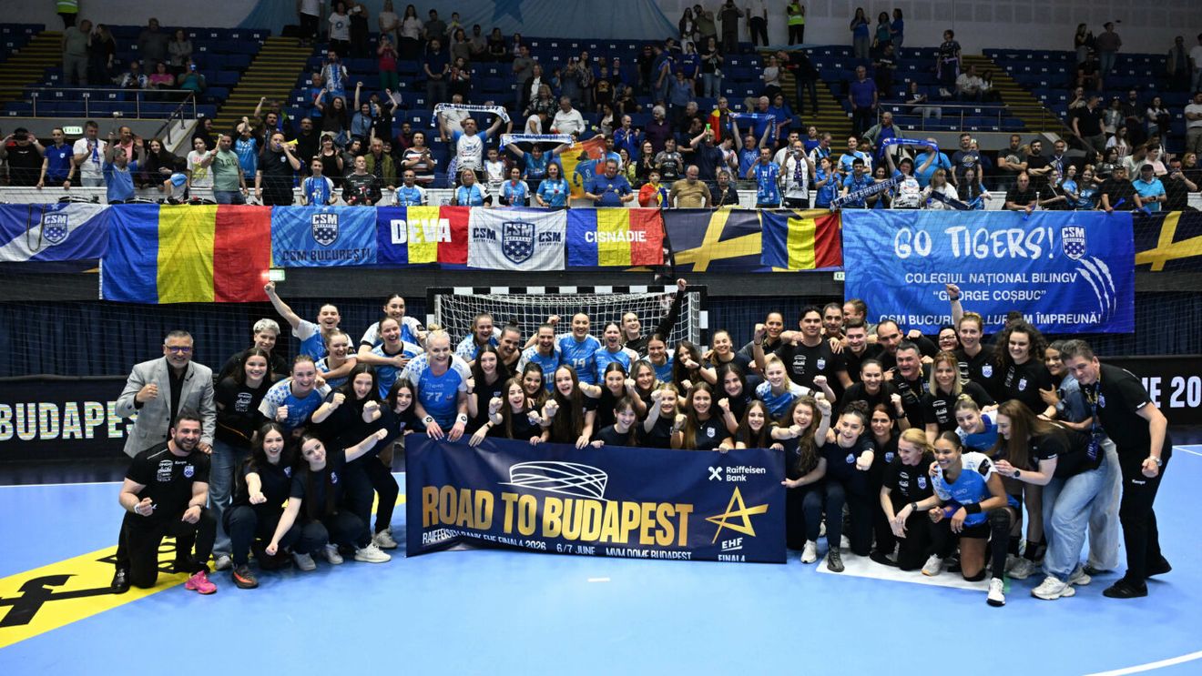 CSM București a scăpat de Gyor! Pe cine va întâlni în a doua semifinală din Liga Campionilor