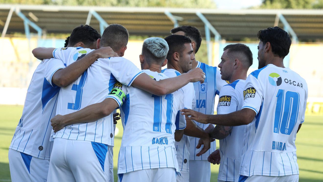 ML Vitebsk - Universitatea Craiova 1-4, în prima manșă a turului 1 preliminar din Liga Campionilor. Echipa olteană e mare favorită la calificare