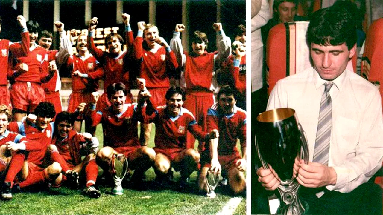 FCSB, postare despre istoria Stelei, la 37 de ani de la câștigarea Supercupei Europei