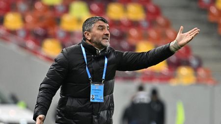 Adrian Mihalcea, un car de nervi după Unirea Slobozia - Hermannstadt 1-2. Și-a mitraliat jucătorii: „Când nu te respecți pe tine ca fotbalist, e greu pentru un antrenor să facă ceva”