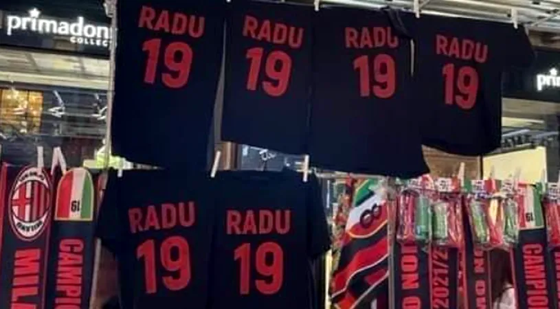 Pur și simplu fabulos! Fanii lui AC Milan au scos tricouri speciale cu Ionuț Radu, după gafa imensă care a spulberat visul Interului | FOTO