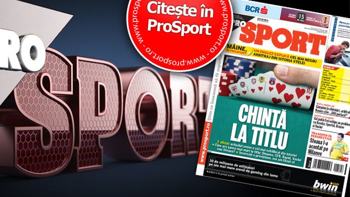 ProSport vă provoacă: anticipați cine va lua titlul!** În ediția tipărită de mâine aflați cine este campioana redacției