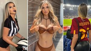 Idila care a surprins pe toată lumea: un fotbalist din Serie A a chemat-o la meci pe Tori Hubbard, cel mai de succes model de pe Tik-Tok: „Sunt aici să te văd câștigând” | GALERIE FOTO