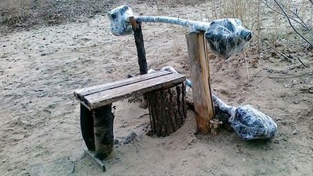 SUPER FOTO! Cea mai tare sală din lume! Cum se mențin ucrainenii în formă :)