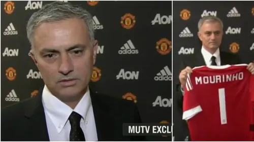 VIDEO | Primul interviu dat de Jose Mourinho ca antrenor al lui United. Declarațiile care i-au enervat pe fanii lui Chelsea.