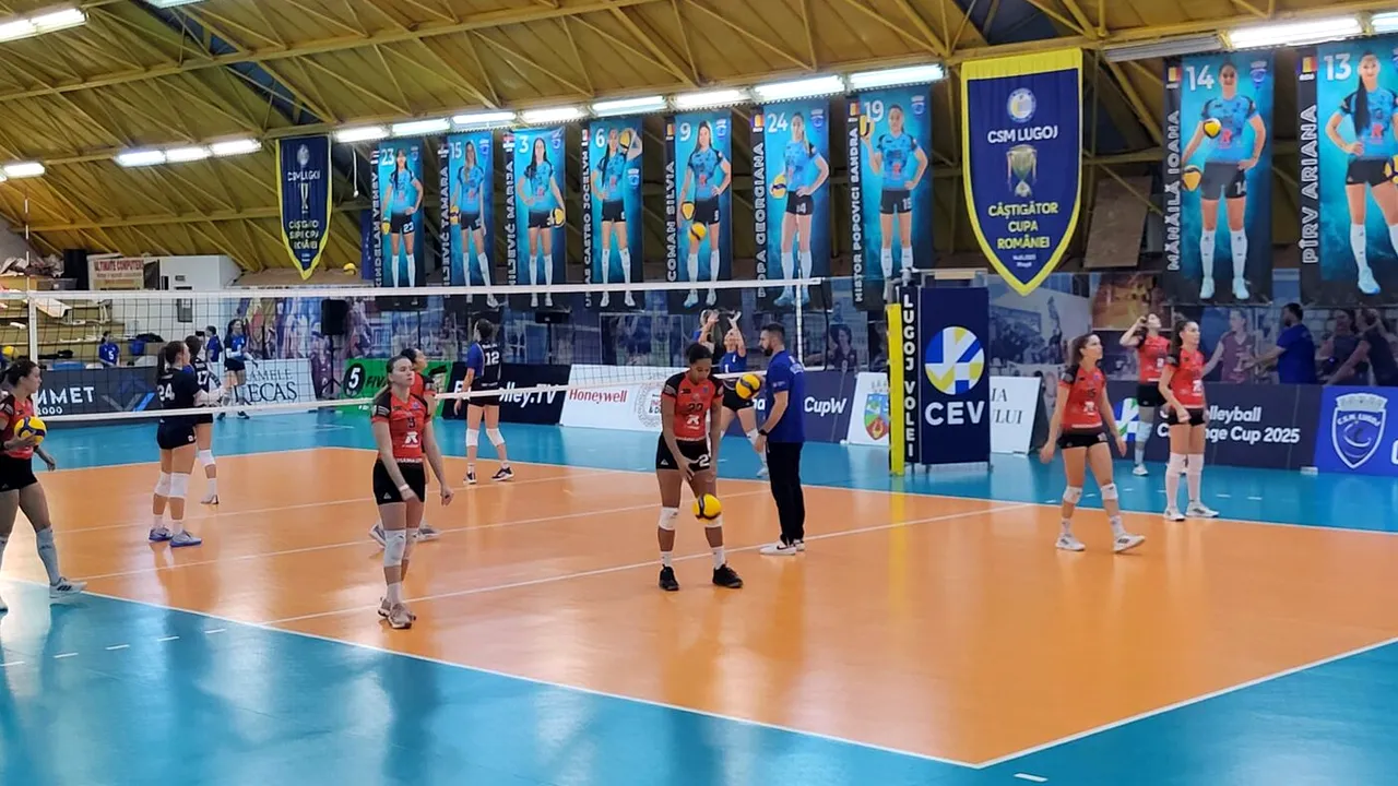 CSM Lugoj a trecut de echipa căilor ferate maghiare cu luptă, în Challenge Cup