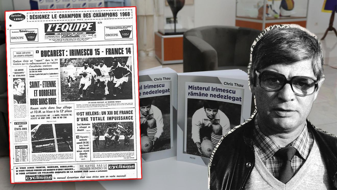 „Misterul Irimescu rămâne nedezlegat”, apariție editorială despre rugbistul care a bătut de unul singur Franța în 1968