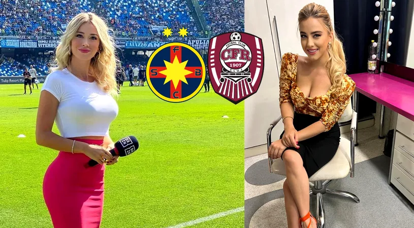 „Diletta Leotta de Moldova” încinge Ghencea pentru FCSB! Bomba sexy care va fi urmărită de 30.000 de suporteri la derby-ul cu CFR Cluj promite show total: „Voi fi aproape de fani!” | EXCLUSIV