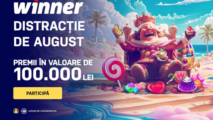 ADVERTORIAL | Distracție de August cu Winner - Campania care te aduce mai aproape de premii incredibile!