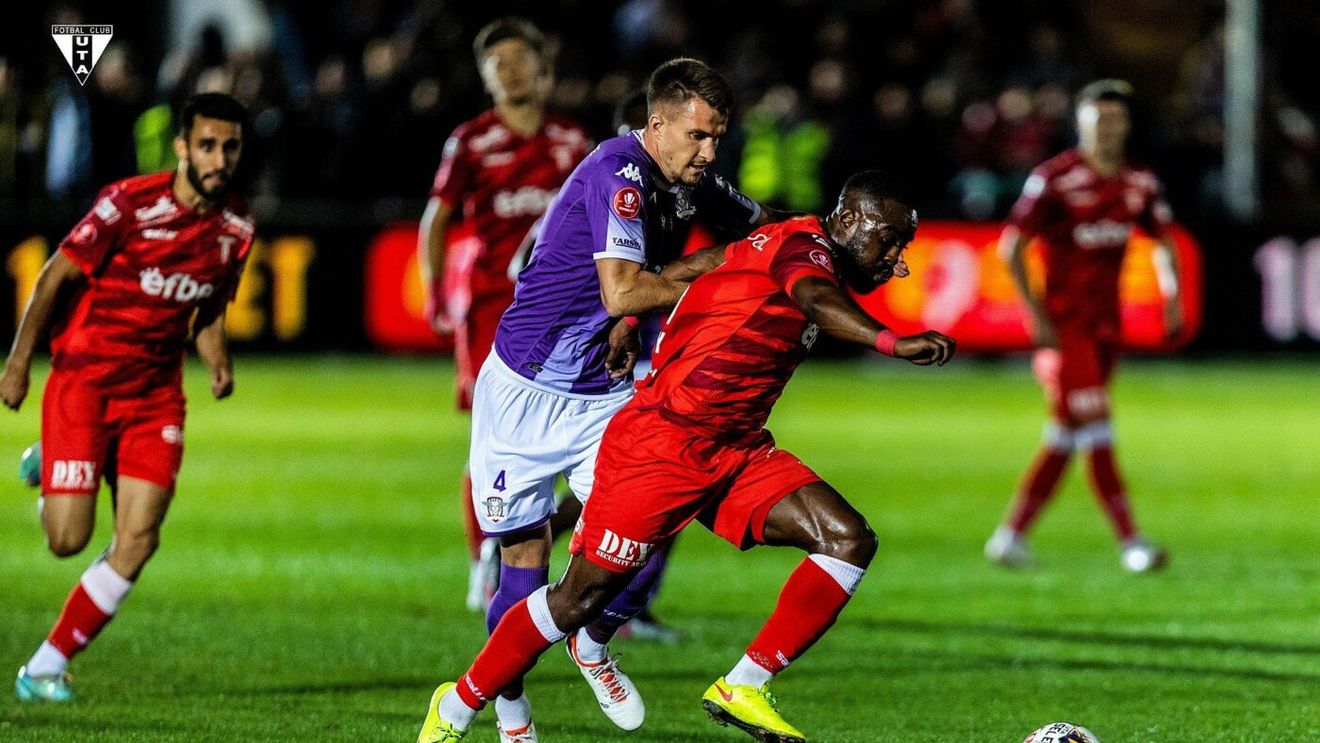 Ofosu a pasat decisiv în meciul cu Rapid și e gata de restanța UTA-ei cu Farul: „Nu contează numele sau istoria”