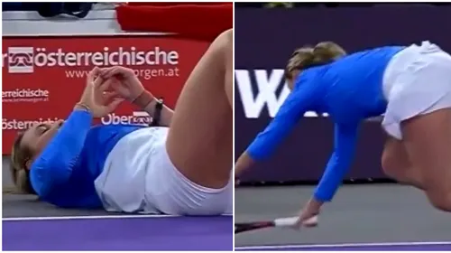 Fază teribilă în tenis! Donna Vekic n-a mai ținut cont că joacă pe ciment și s-a aruncat la sacrificiu după minge: cu ce răni s-a ales. VIDEO