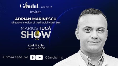 Marius Tucă Show începe luni, 11 iulie, de la ora 20.00, live pe gandul.ro