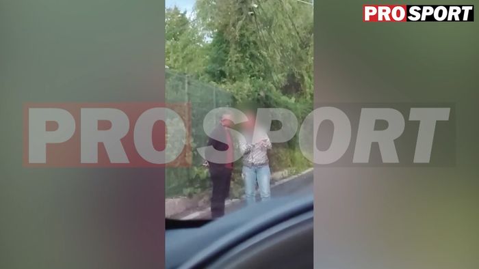 Imaginile complete cu bătaia dintre soții Reghecampf! Impresara a regizat mai ceva ca Tarantino filmul scandalului şi a avut grijă ce "scapă" în presă | VIDEO