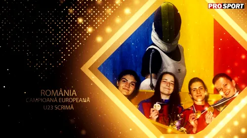 Emoție unică oferită de echipa feminină de spadă a României. Aur la CE de scrimă Under-23 | VIDEO