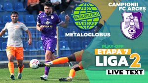 Argeșul pierde după 18 meciuri și-și amână promovarea în prima ligă. Metaloglobus obține prima victorie în play-off și își consplidează poziția de baraj