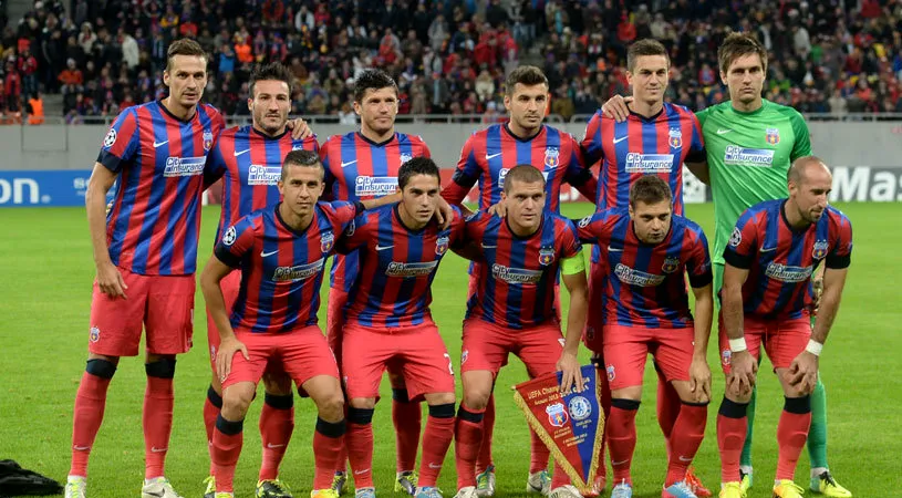 Steaua s-a resemnat după primele două jocuri din Ligă: 