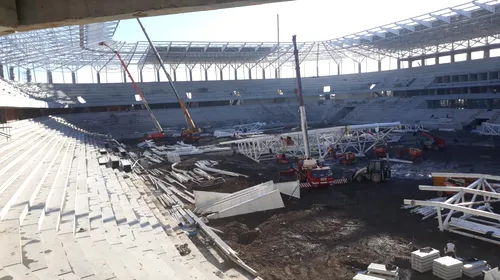 Arena din Ghencea, aproape gata. Ce clip a postat stelistul Iulian Miu cu noul stadion | VIDEO