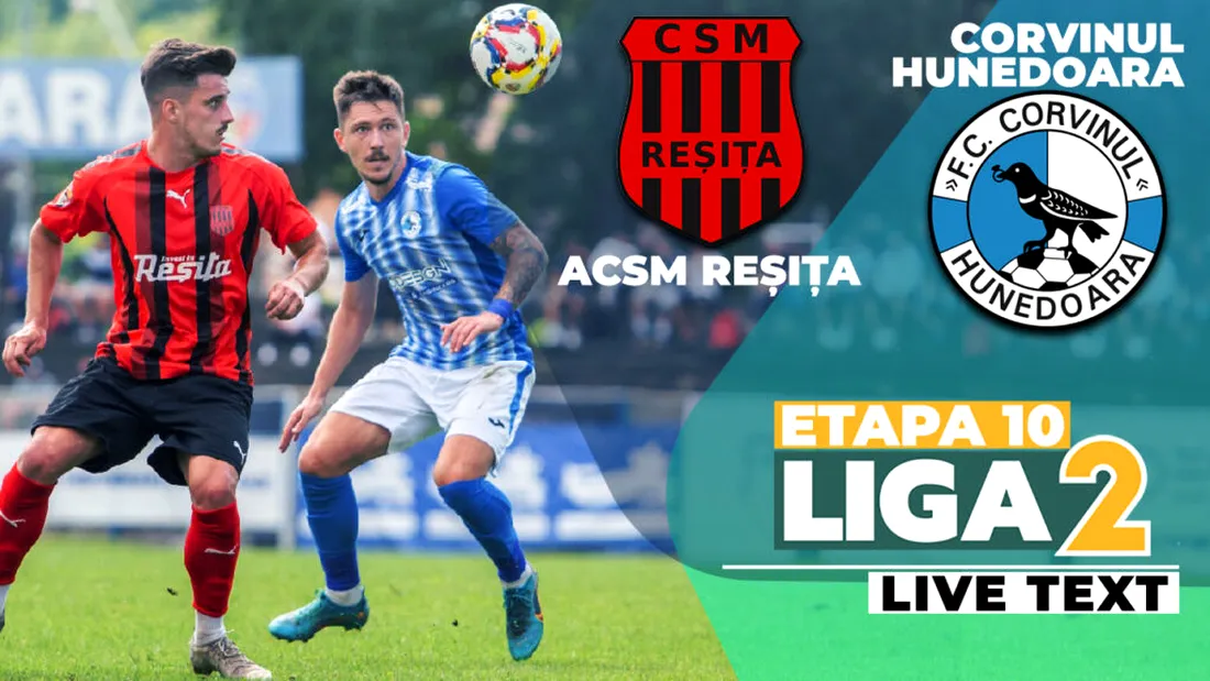 Golul lui Haită a tranșat jocul din Valea Domanului! ACSM Reșița bate Corvinul și obține trei puncte mari în lupta pentru play-off