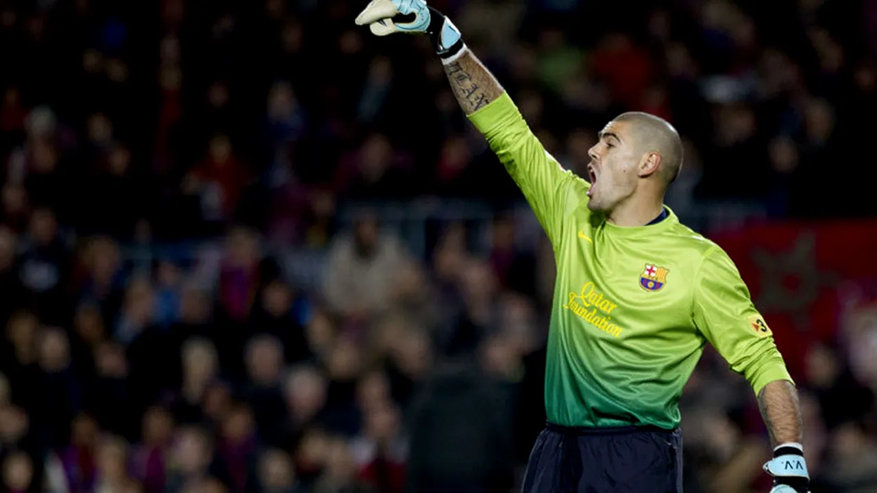 Valdes și-a pus fanii în cap la meciul cu Bilbao!** Portarul Barcelonei are o explicație incredibilă pentru gestul care i-a iritat pe suporteri