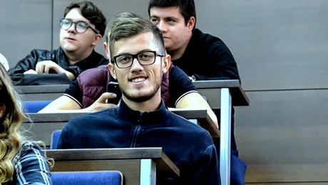 Ștefan Lefter vrea să devină inginer. Portarul Corvinului a început facultatea și își dorește să performeze și pe plan academic