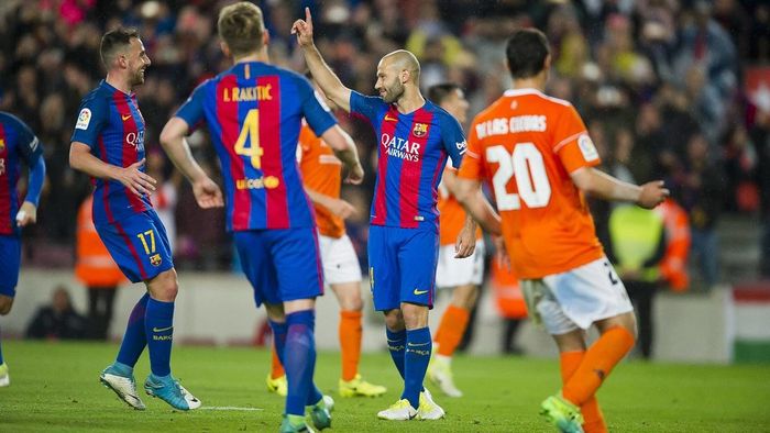 GENIAL! Reacția lui Mascherano după primul gol marcat la Barcelona în 319 meciuri e memorabilă: "Am vrut să scap, dar n-am putut să-i refuz!" De ce nu a vrut "El Jefecito" să execute penalty-ul :)