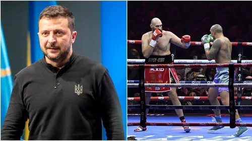 Cum l-a numit Volodimir Zelenski pe Oleksandr Usyk după victoria cu Tyson Fury! S-au strâns sute de mii de like-uri la mesajul președintelui Ucrainei