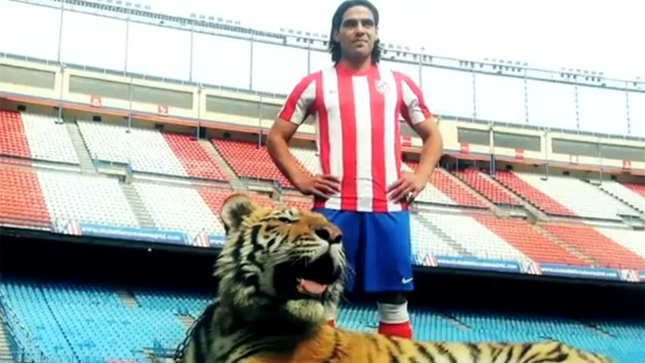 Surpriza lui Atletico Madrid pentru Falcao!** VIDEO Întâlnirea tigrilor pe Vicente Calderon