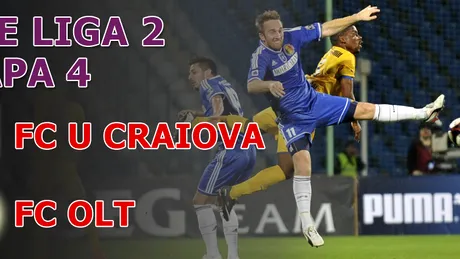 U Craiova - FC Olt 2-0!** Oltenii, la primul succes pe teren 