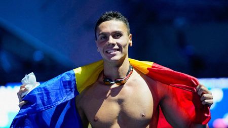 David Popovici nu se oprește și face un nou gest de suflet. A scos la licitație o oră de înot cu el pentru copiii cu dizabilități: care e suma de pornire