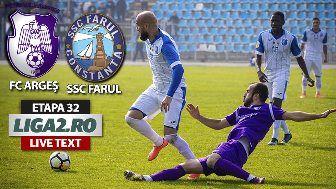 Puțin fotbal pe pâine, de Paște!** SSC Farul câștigă la FC Argeș, pe un stadion aproape pustiu. Constănțenii iau trei puncte mari în lupta pentru evitarea retrogradării