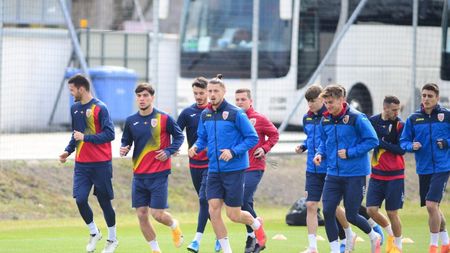 Lotul României U21, împărțit în două grupe după remiza cu Olanda U21! Antrenament spartan pentru rezerve + Titularii s-au relaxat la hotel | VIDEO&FOTO
