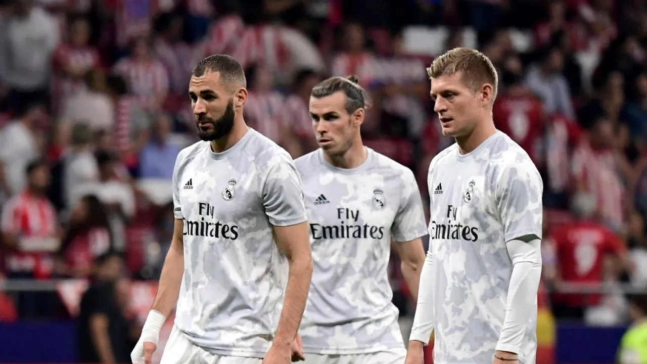 Zinedine Zidane n-are liniște la Real Madrid! Încă două absențe importante: galezul Bale și golgheterul Benzema nu pot juca în Supercupa Spaniei