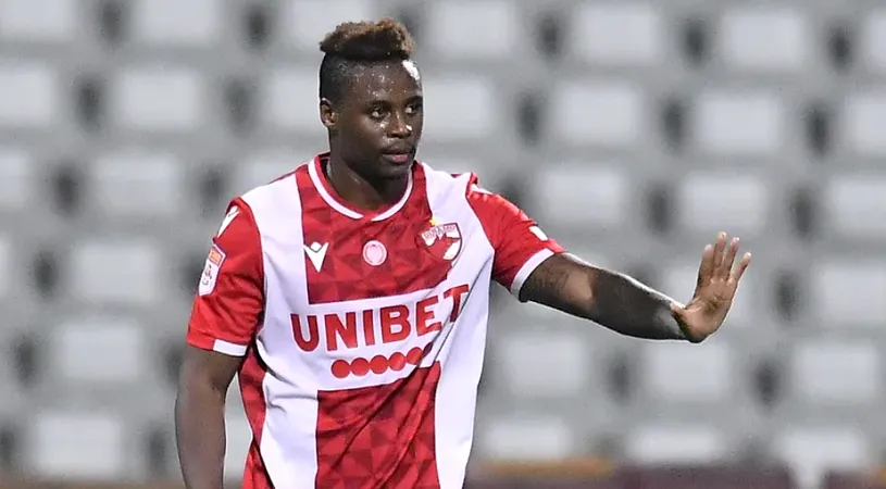 Magaye Gueye, prins drogat la Dinamo, s-a întors în România! Atacantul va juca în Liga 3