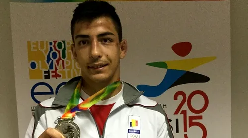 FOTE 2015 | După înot și atletism, medalie și la judo. Răzvan Adrian Ciolan a luat argint la categoria 73 kg