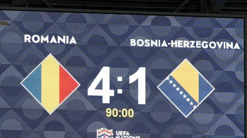 Marele regret al fanilor după victoria categorică a României cu Bosnia: „E cel mai bun!” Ce s-a întâmplat la final cu <i class='ep-highlight'>Nicolae</i> <i class='ep-highlight'>Stanciu</i> și Andrei Cordea și cum a arătat „meciul pe care nu l-ai văzut la TV!” | SPECIAL