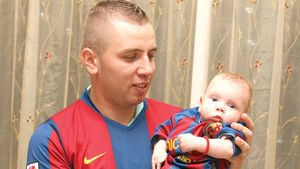 Xavi de la Buzău!** Fost jucător în Liga a IV-a, și-a botezat copilul cu numele "Creierului" Barcelonei