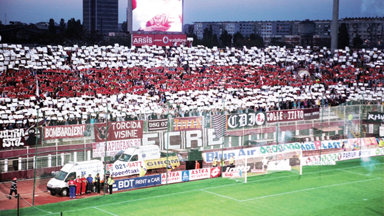 Fanii Rapidului s-au supărat pe Copos: "Niciodată nu ne cerem scuze"