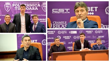 Paul Codrea și Iosif Rotariu au fost prezentați oficial la Poli Timișoara. ”Suntem într-o mare suferință”