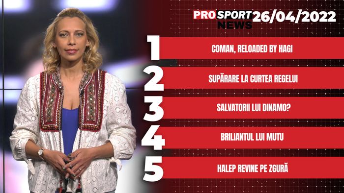 ProSport News | Cum i-a salvat Gică Hagi cariera lui Florinel Coman, după ce Gigi Becali l-a distrus! Cele mai importante știri ale zilei | VIDEO