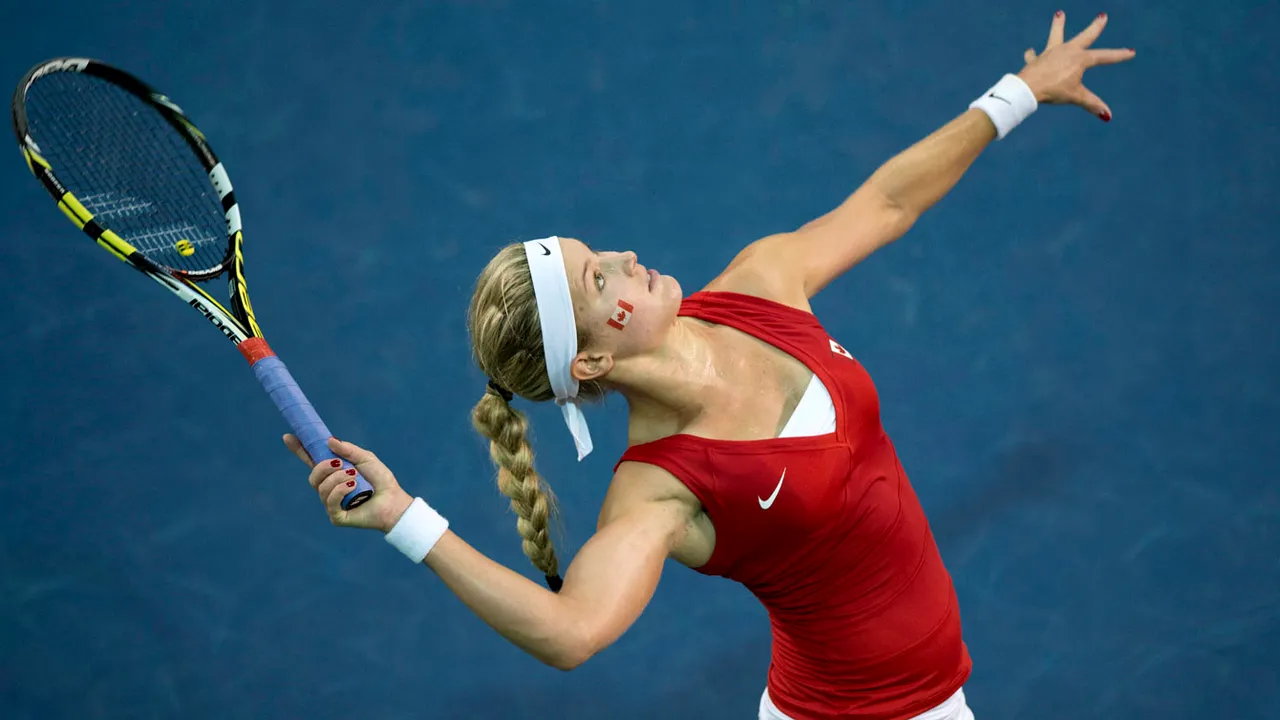 Probleme pentru Bouchard: s-a lovit la cap și s-a retras din probele de dublu feminin și dublu mixt de la US Open