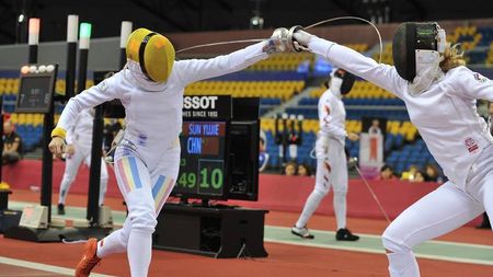 Ana Maria Brânză, eliminată în optimile Cupei Mondiale de spadă de la Barcelona după 11-15 cu Qin Xue (China)