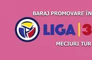 Rezultatele meciurilor tur ale barajului de promovare în Liga 3. Campioana din Alba a câștigat cu 11-2, cele din Arad și Botoșani sunt și ele ca și promovate