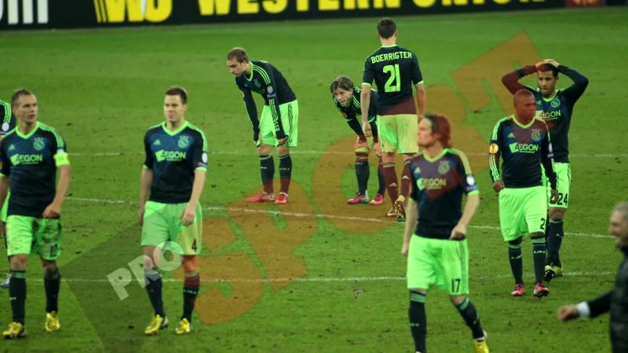 Ajax, încă o victimă de lux a Stelei!** De Boer își pune cenușă în cap, dar recunoaște meritele românilor: 