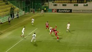 VIDEO | Golul anului în Liga 1 a fost marcat în playout! Sepsi a egalat în ultima secundă la Chiajna, în zece oameni, grație unei reușite din foarfecă