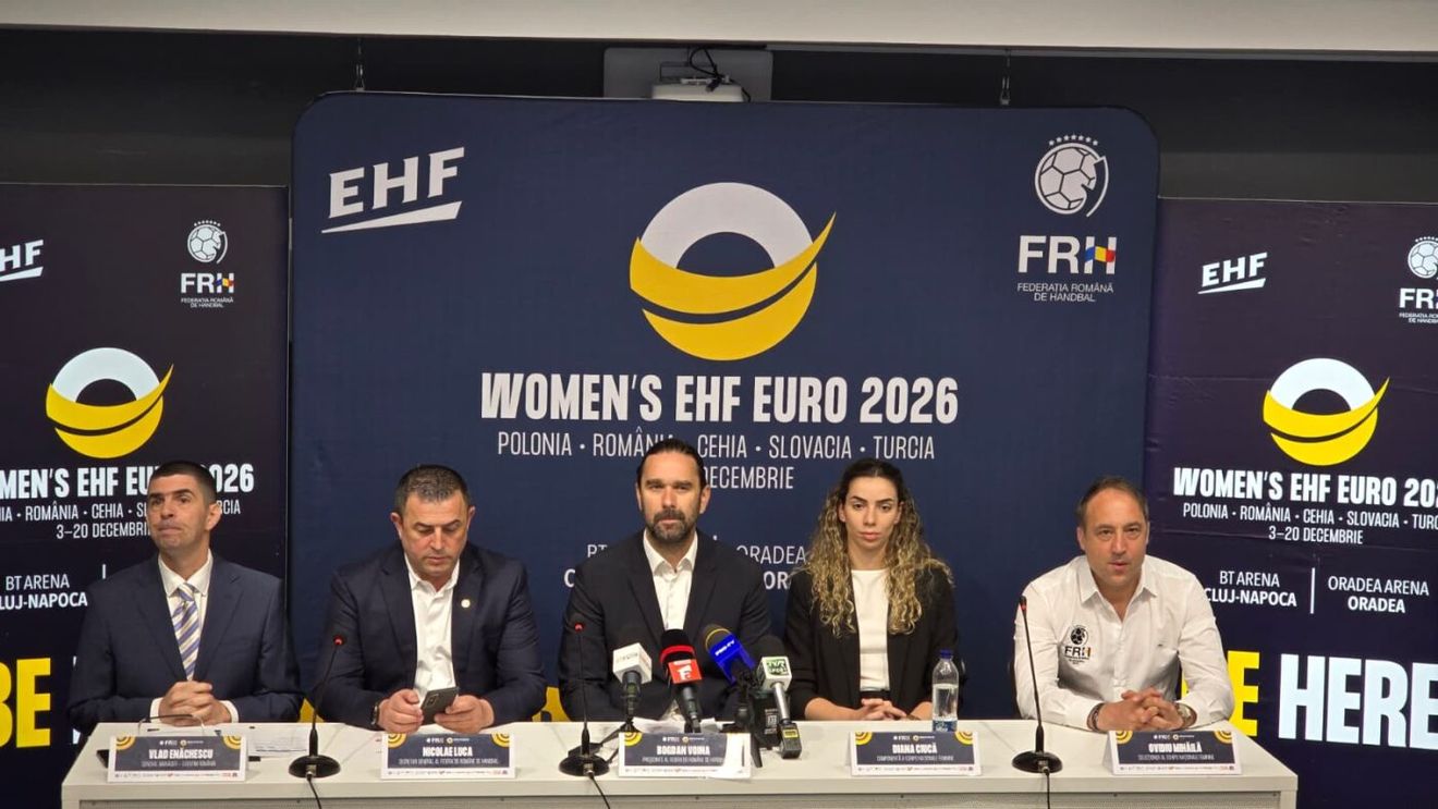 Bogdan Voina, acord total pentru selecționer și secretarul general! De azi se pot achiziționa bilete la Euro 2026 la handbal feminin de la Cluj și Oradea