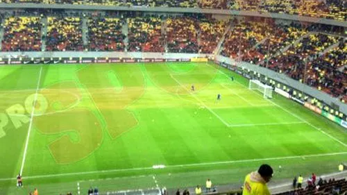 FOTO** Iarba de National Arena, noi probleme! O parte din gazon a fost înlocuită chiar înainte de derby-ul Steaua - CFR