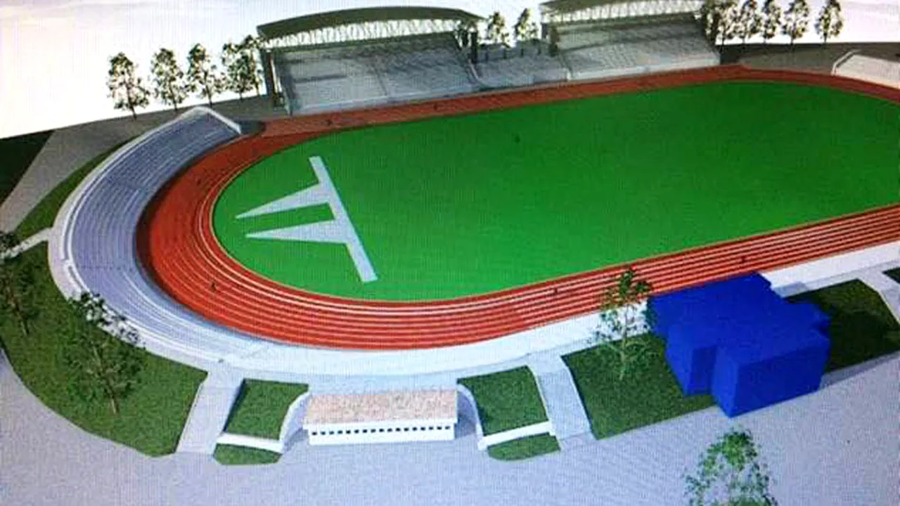 Centru de atletism și stadion nou pentru un oraș important din România! Anunțul autorităților locale