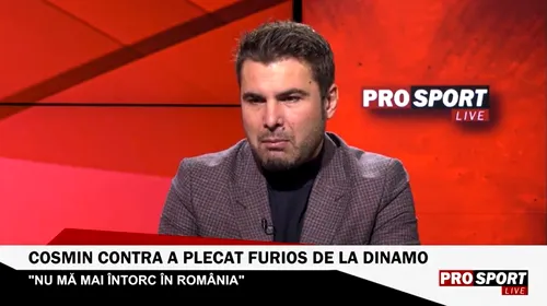 Adi Mutu, dezvăluiri despre discuția cu Cosmin Contra: „I-am zis să spună clar la TV!” Ce i-a transmis antrenorul | VIDEO EXCLUSIV ProSport Live