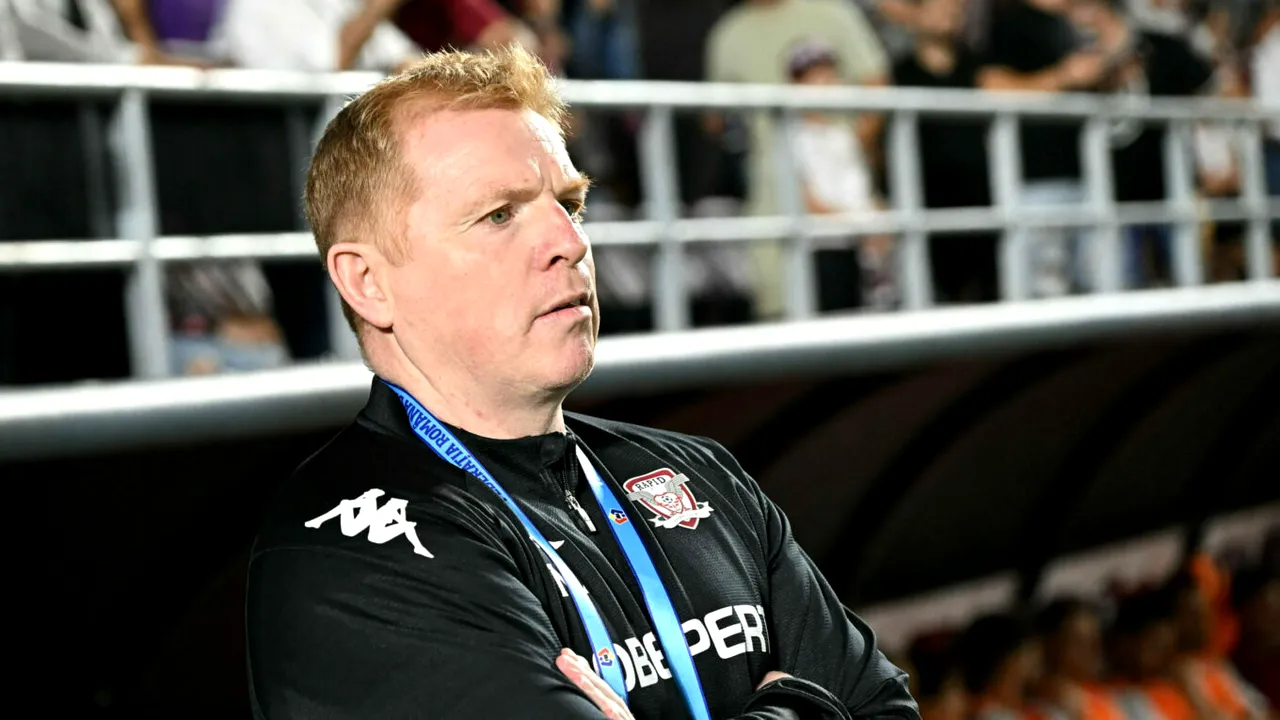 Neil Lennon este istorie la Rapid! Giuleștenii au anunțat demiterea antrenorului